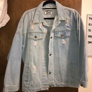 Distressed Denim Jacket